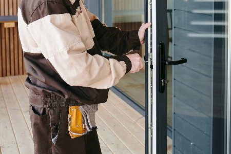 Cleaning And Polishing Glass Door Installation in Pinecrest